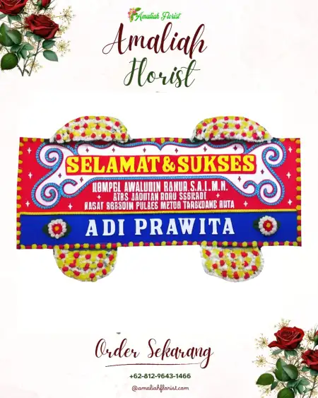 Papan Bunga Ucapan Selamat Araya