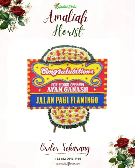 Sewa Papan Bunga Araya